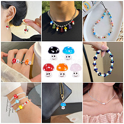 5шт ручной работы бусины лэмпворк&nbsp;LAMP-TA0001-96