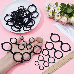 200 paire de lunettes en feutrine pour poupée (5 styles différents)&nbsp;DOLL-NB0001-05