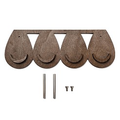 Стойки для ювелирных изделий из дерева на 4 слот&nbsp;ODIS-A014-01A