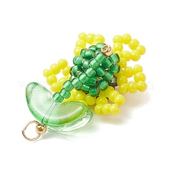 Подвески из стеклянных бусин PALLOY-MZ00876-01