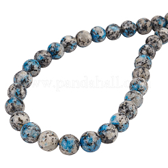 1 нить натуральный камень k2/капля азурита бусины нити&nbsp;G-BC0001-37