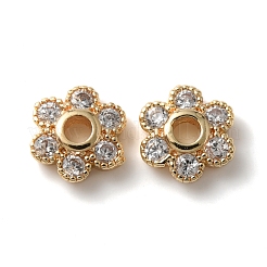 Покрытие стойки латунный кубический цирконий колпачок из бисера KK-C020-12B-LG