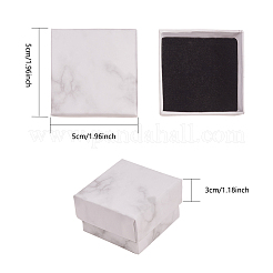 Scatole per anelli di gioielli in cartone di carta&nbsp;X2-CBOX-E012-05A