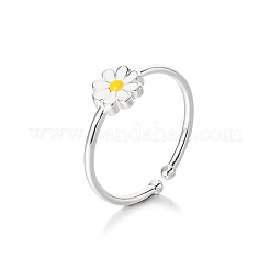Кольца-манжеты daisy 925 из стерлингового серебра с эмалью для женщин FS-WG63BEB-01
