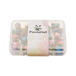 20 шт. двухцветные колпачки из сплава ENAM-YS0001-04