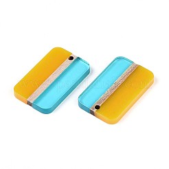 Прозрачные подвески из смолы и дерева RESI-T057-75