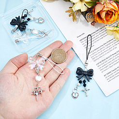 4 шт. 2 стиля ремешков для мобильных телефонов из акрила HJEW-HS00010