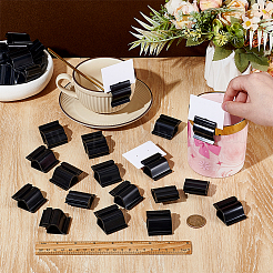 100 porte-cartes à clip en PVC&nbsp;AJEW-UN0002-93