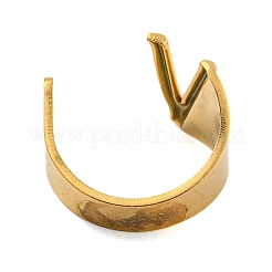 Вакуумное покрытие pvd 201 манжетные кольца из нержавеющей стали RJEW-Z032-01G-V