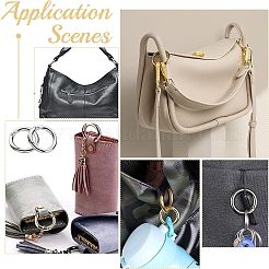 3 шт. 3 стиля ионного покрытия (IP) 304 пружинные затворные кольца из нержавеющей стали STAS-UN0033-63