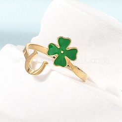 Anillos abiertos de puño esmaltados de acero inoxidable 304&nbsp;SA-CBA5609-01G
