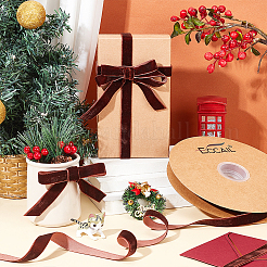 Односторонние бархатные ленты&nbsp;OCOR-WH0080-14C-01