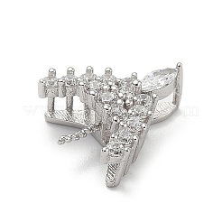 925 подвеска-корона из стерлингового серебра с прозрачными кубическими цирконами STER-P068-04P