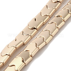 Гальванические нити из синтетических немагнитных гематитовых бусин G-I364-E01