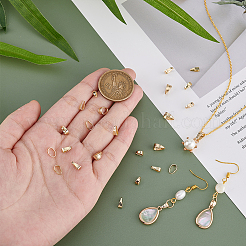 100 шт. 5 стиля латунных защелкивающихся дужек&nbsp;FIND-PH0023-48