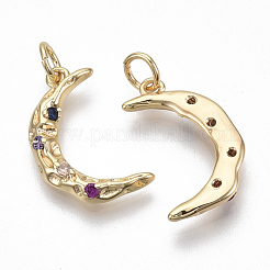 Латунные подвески из микро-паве&nbsp;KK-S356-027G-NF