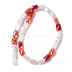 Стеклянные бусины с гальваническим покрытием &nbsp;X-EGLA-P065-02A-06