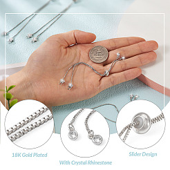 Регулируемые латунные ползунковые браслеты с покрытием стойки&nbsp;YS-TAC0001-14P