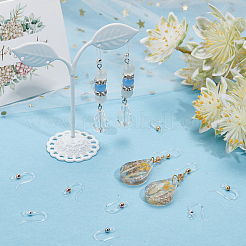 80 шт. 4-х цветные экологически чистые пластиковые крючки для сережек STAS-SC0004-44