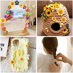 36шт 6 стиля непрозрачные кабошоны из смолы&nbsp;RESI-TA0002-96