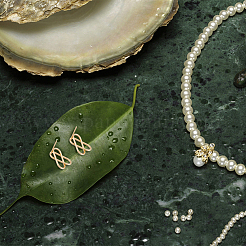 Овальные латунные компоненты для сережек-гвоздиков FIND-FH0006-34