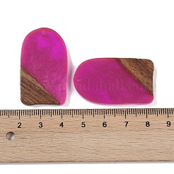 Подвески из смолы и дерева&nbsp;WOOD-F015-13G