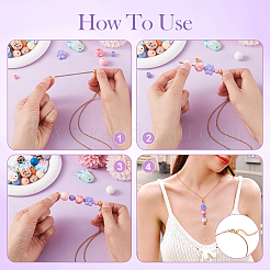 Изготовление ожерелий из нержавеющей стали 304 NJEW-TAC0012-02