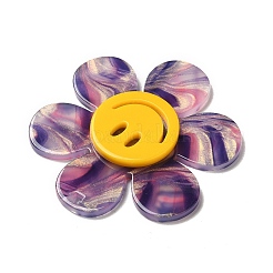 Двухцветные акриловые большие подвески&nbsp;OACR-B008-D05