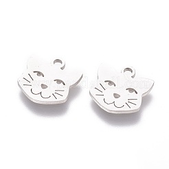 Не тускнеющие подвески-котята из нержавеющей стали 201&nbsp;STAS-S105-T419