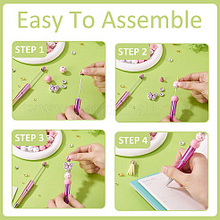 Пластиковые шариковые ручки DIY-TA0012-71