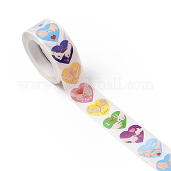 Бумажные наклейки в виде сердечек на день святого валентина&nbsp;DIY-I107-02A