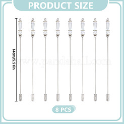 8шт латунные броши JEWB-DR00012