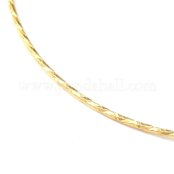 925 витой браслет из стерлингового серебра&nbsp;BJEW-G680-01G