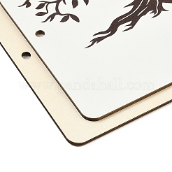 Печатная деревянная папка-регистратор с одним кольцом DIY-XCP0003-83B