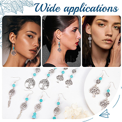 Наборы для самостоятельного изготовления длинных висячих сережек «Дерево жизни» DIY-SC0019-67