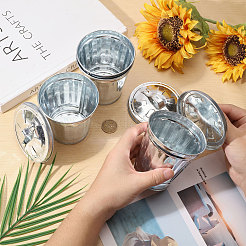 Железный мусорный бак&nbsp;AJEW-WH0609-293