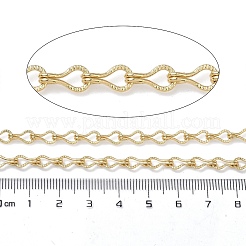 Латунные текстурированные цепочки с витыми звеньями&nbsp;CHC-H116-05G