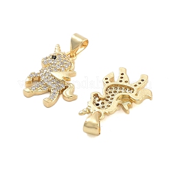 Pendenti in ottone con zirconi cubici&nbsp;KK-U009-02B-G
