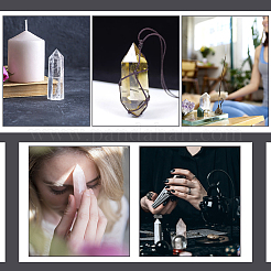 3 шт. 3-х точечная башня из натурального кварцевого кристалла DJEW-BC0001-22A