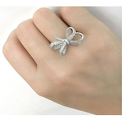 Кольца для женщин из сплава с бантом и кристаллами FS-WG361F1-02