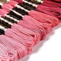 12 моток 12 цвета 6-слойная полиэфирная мулине для вышивания&nbsp;OCOR-M009-01B-08