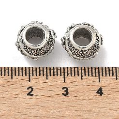 Баррель античный посеребренные сплав горный хрусталь металлические бусины европейских&nbsp;ALRI-Q228-02I