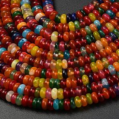 Природный агат бисер нитей G-L635-A01-4x2mm-03