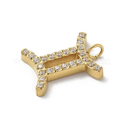 Ионное покрытие (ip) 304 нержавеющая сталь микропаве кубический цирконий подвески STAS-Z107-09G-08