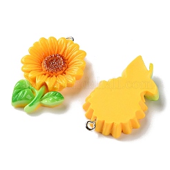 Pendentifs en résine opaque&nbsp;RESI-K050-01A