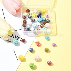 40шт необычные старинные фарфоровые бусины ручной работы PORC-FS0001-04