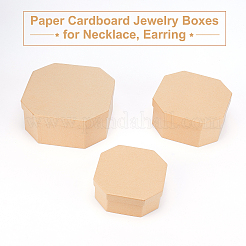 Scatole di gioielli di cartone di carta&nbsp;CON-WH0079-72