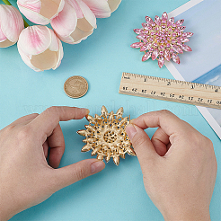 2 шт. броши из цветочного сплава JEWB-FG0001-31A