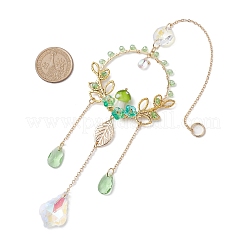 Кулон лэмпворк в виде грибов ручной работы&nbsp;HJEW-TA00254