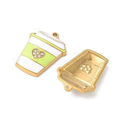 Подвески из нержавеющей стали 304 с эмалью&nbsp;STAS-I346-07G-02